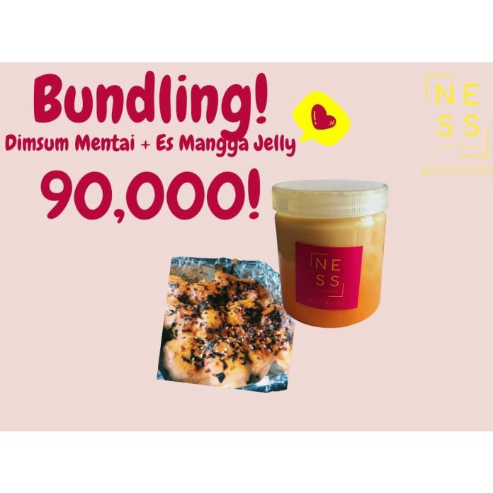 Bundling Dimsum Mentai & Es Jelly Mangga