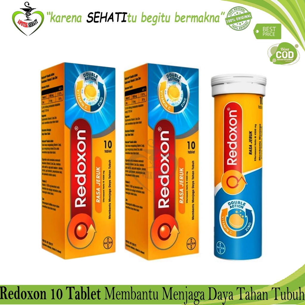 REDOXON TRIPLE ACTION EFFERVESCENT 10 TABLET KALSIUM VIT C