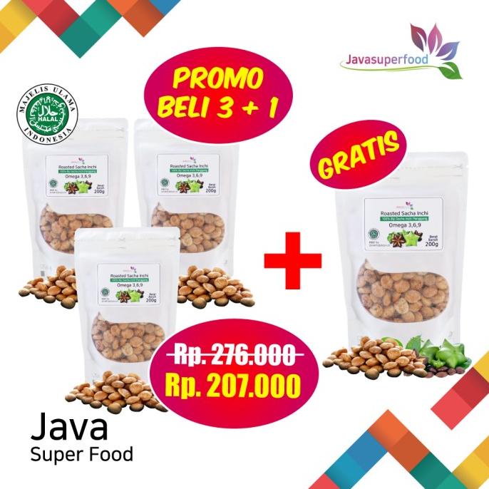 

---Terbaru--- [BELI 3 GRATIS 1] BIJI SACHA INCHI PANGGANG / ROASTED SACHA INCHI