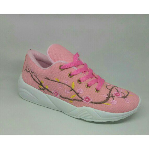 Sepatu Kets Sakura Pink - Grosir Sepatu Murah Sepatu Cats Sepatu Cat Sepatu Ket Wanita Sepatu