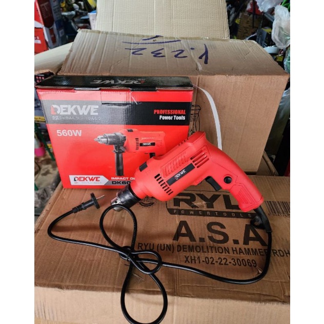 MESIN BOR LISTRIK 13MM BETON DEKWE