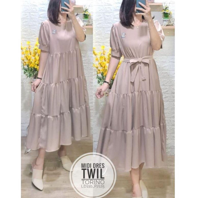 NEW READY, MIDI DRESS TWILL TORINO • Jtb31au22ᴬ