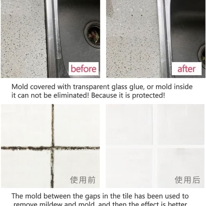 Tile Reform  Mold Remover Gel Membersihkan Jamur dan Kerak