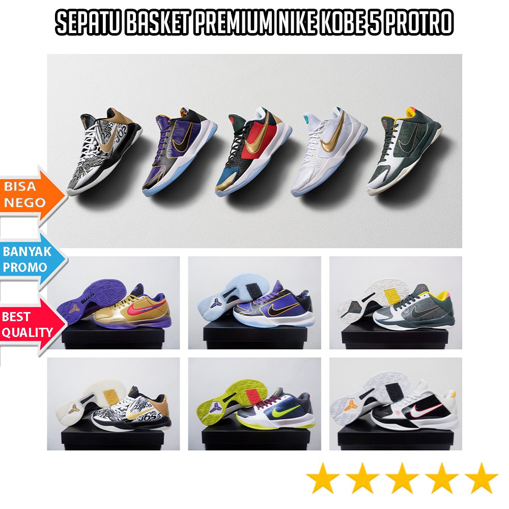 Sneakers / Sepatu Basket Nike Kobe 5 Protro