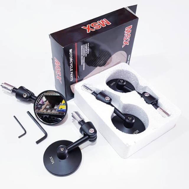 Spion Jalu Motor Model Bulat Jalu Bar Universal Merk MSX