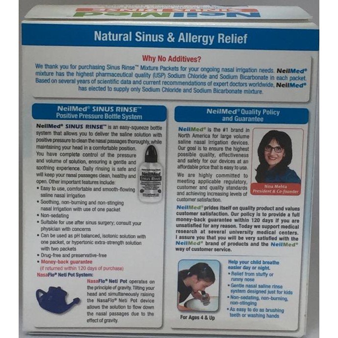 Neilmed Sinus Rinse Kids Premix 120 Sachet Neilmed Kids Sinus Rinse Obat Sinus Herbal