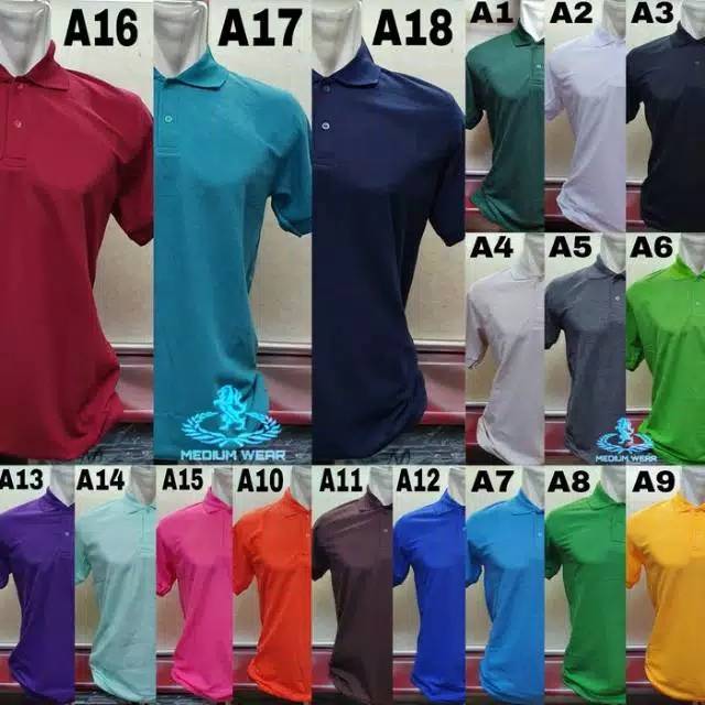 Kerah Kaos Piko Pria Wanita