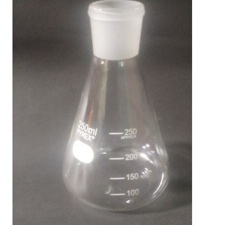 Erlenmeyer 250 ml pyrex asah 29/32