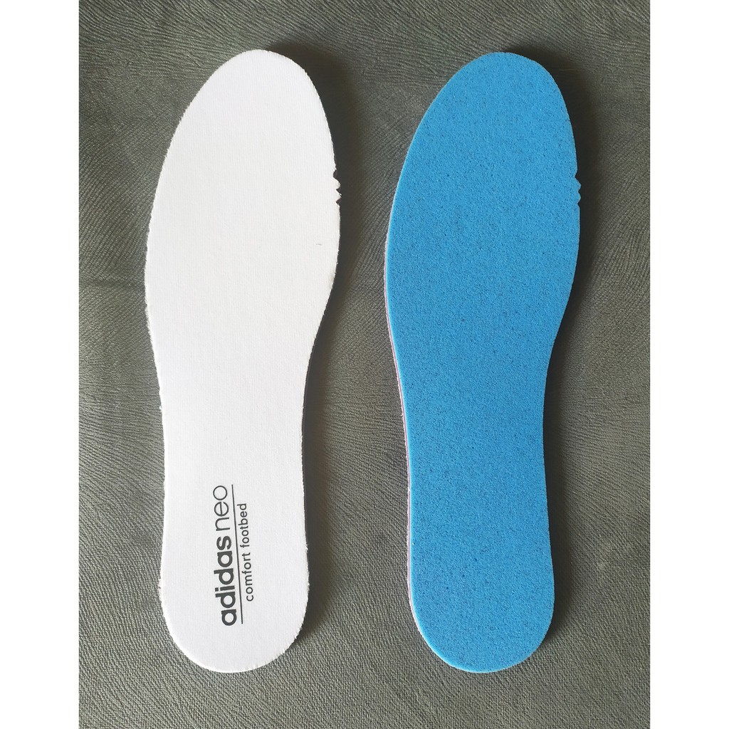 Adidas Insole / Shoe Pad /Alas Kaki / Alas Sepatu Adidas Neo Cloudfoam Dual Layer Footbed White