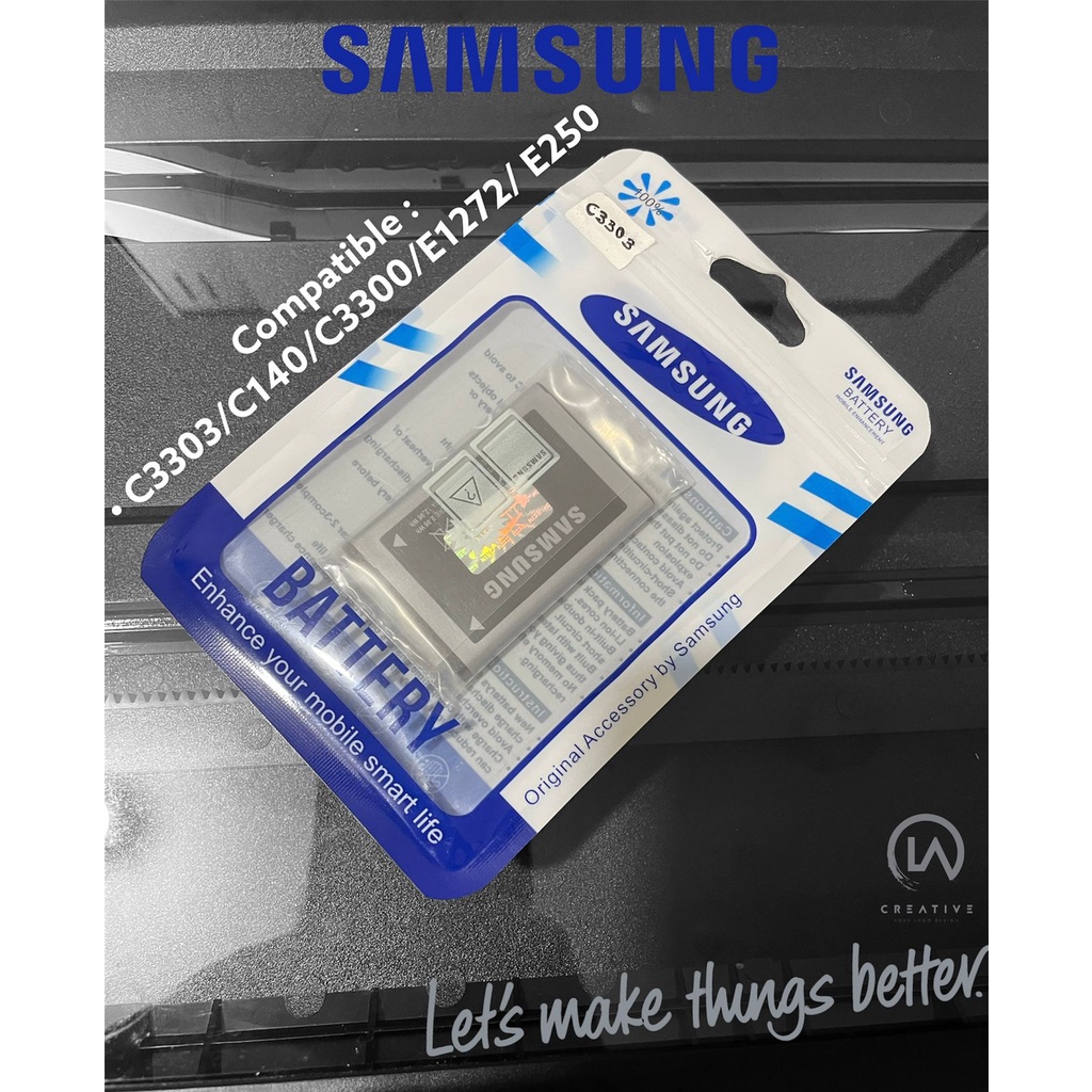 Battery Baterai battrei Samsung c3303 1272 c140 1080