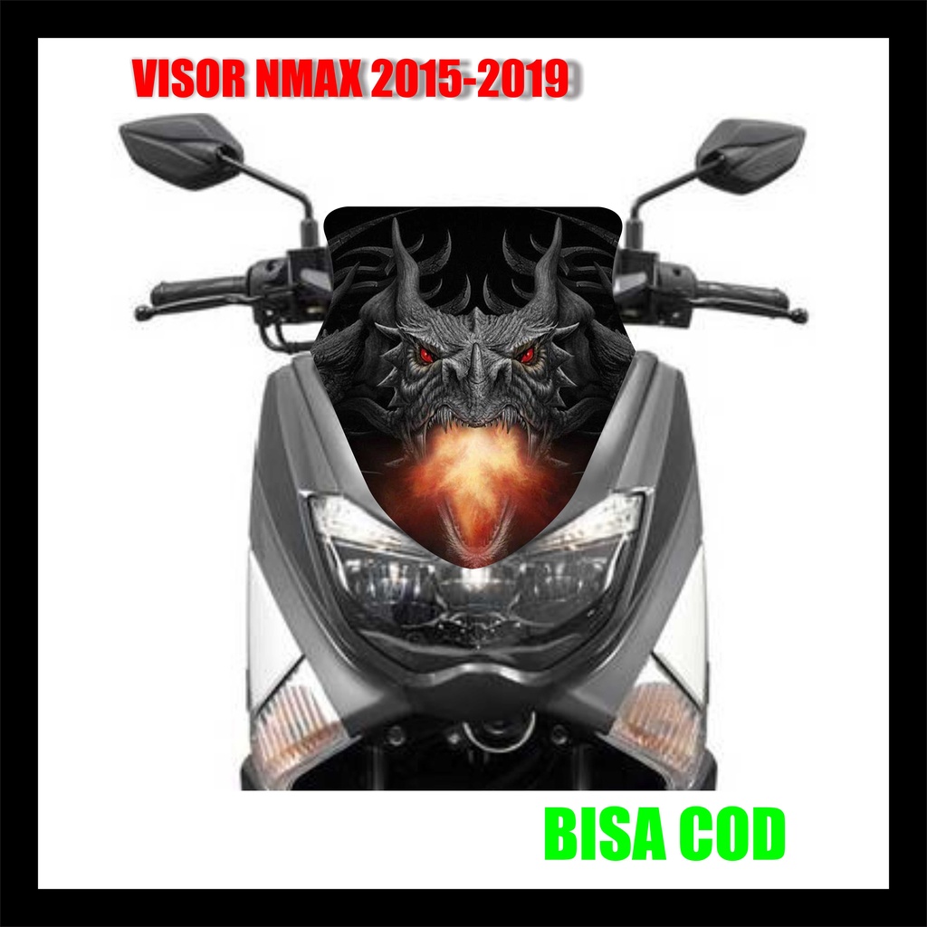 STIKER VISOR MOTOR YAMAHA NMAX LAMA 2018