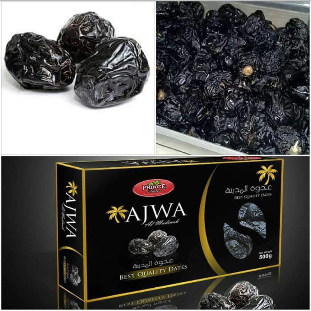 

Kurma Ajwa 500gr. Prince Date Best Quality. Kurma Nabi. Cocok Untuk Berbuka Puasa