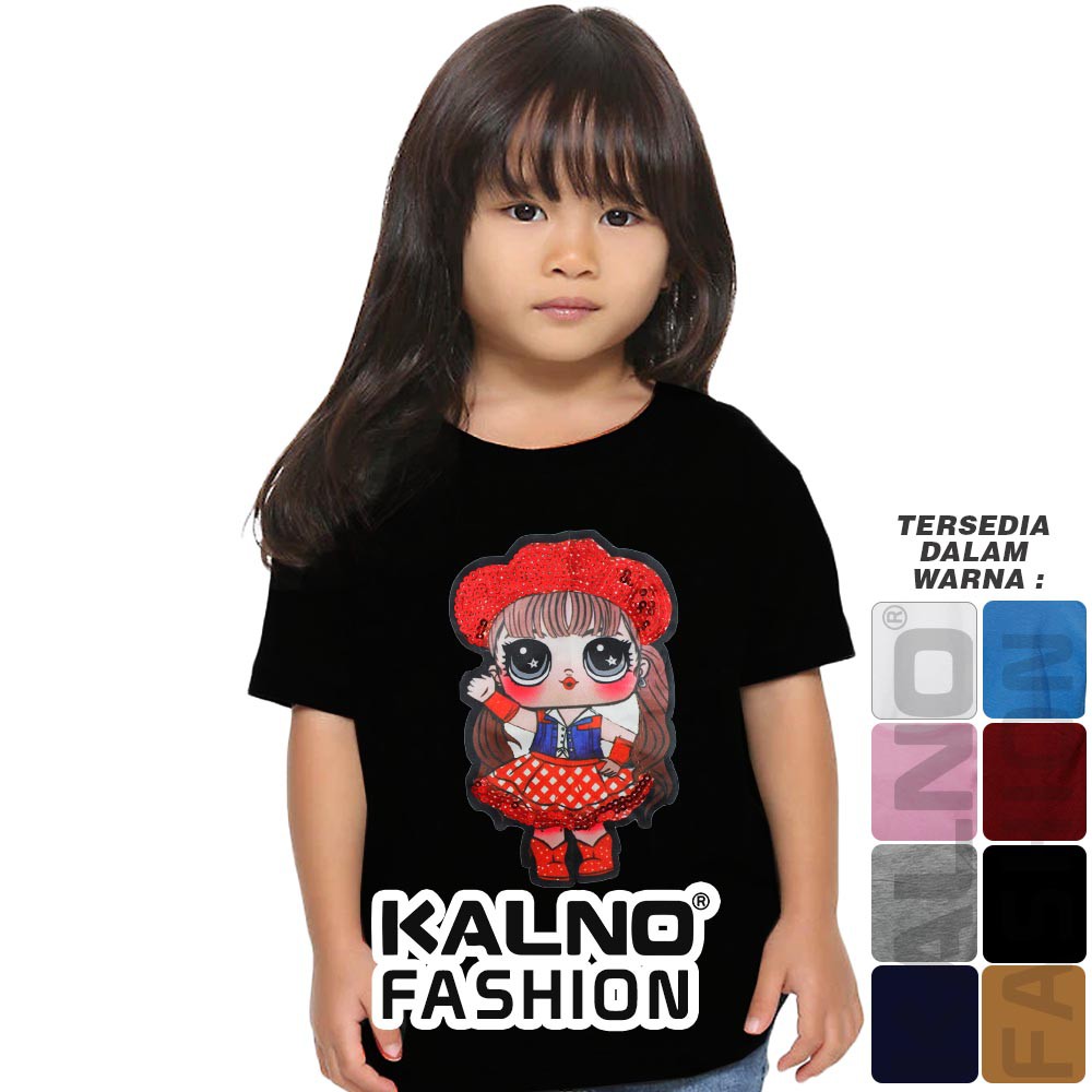 kaos baju anak LOL RANDOM umur 1 - 7 tahun, baju anak karakter