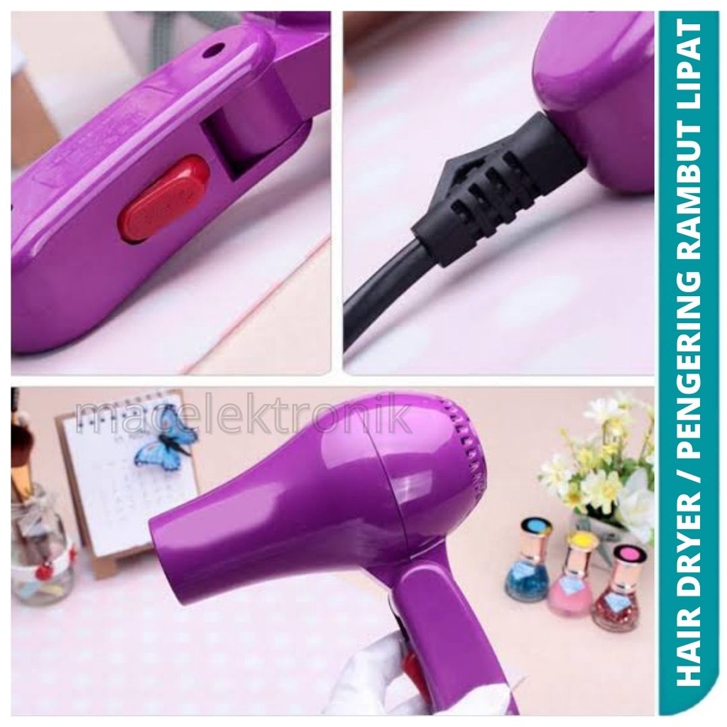 Hair Dryer FLECO Lipat 258 350w / Alat Pengering Rambut 350watt