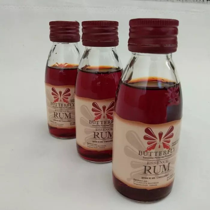 

RUM JAMAICA 60ml/Butterfly Rum Essence Rhum Jamaica/Pengharum Makanan KOEPOE RHUM