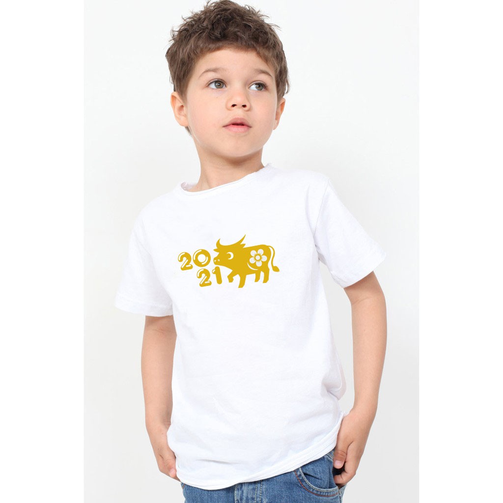 YOURSTYLE1119 - KAOS IMLEK / KAOS ANAK COW GOLD / COW / CNY /KAOS ANAK KATUN 24S