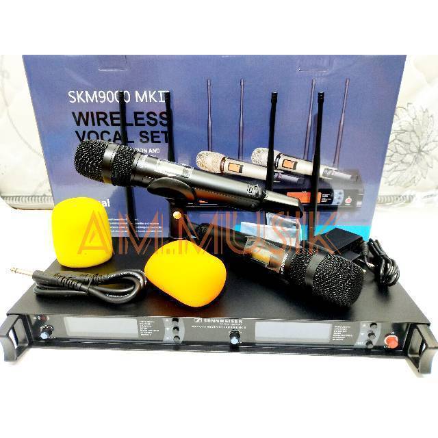 MIC WIRELESS SENHEISER SKM9000 MK2 4 ANTENA FREE SPON SKM 9000 MK2