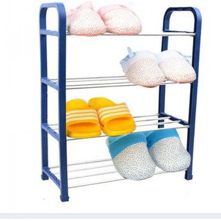 Ar093 Rak Tempat Sepatu Sandal 4 Tingkat Diy Mini Shoes Rack Storage Shopee Indonesia