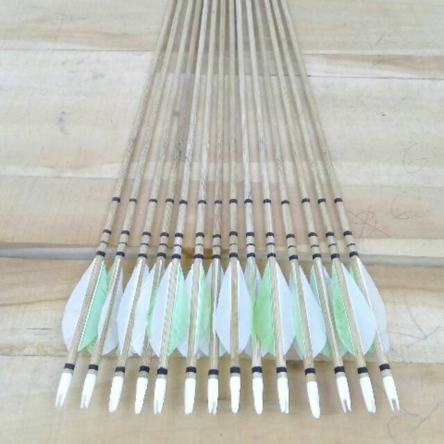 Jual murah sisa produksi anak panah bambu petung 6mm