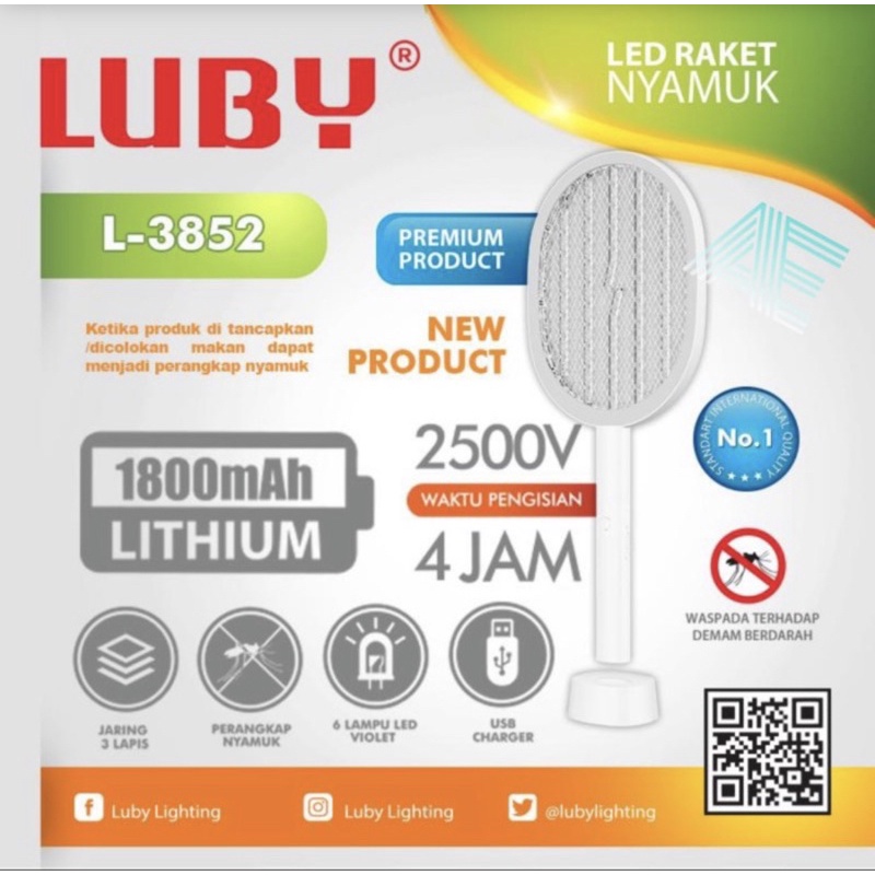 raket nyamuk luby 3852