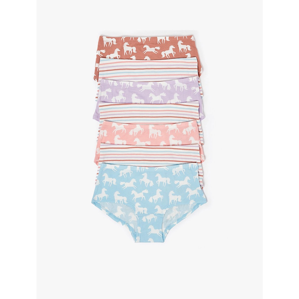 MARKS & SPENCER - Pakaian dalam anak -7pk Pure Cotton Rainbow Knickers