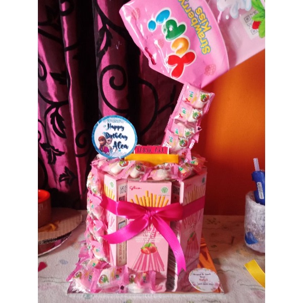 

SNACK TART POCKY/ PERMEN TUMPAH POCKY / HADIAH / BISA REQUEST / MURAH
