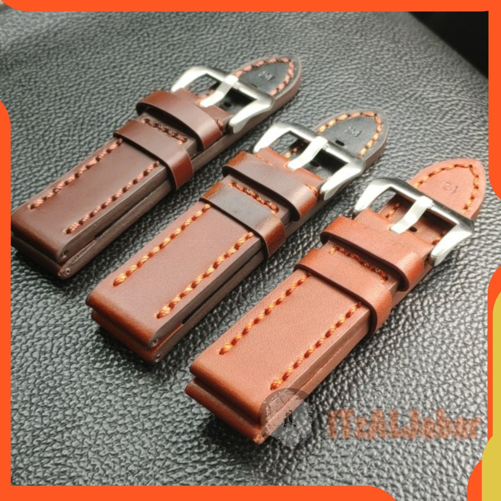 Tali jam tangan Kulit asli tabal Leather strap Original