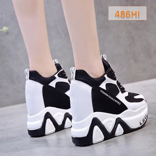 Sepatu Wanita Wedges Cewek LBU (486) Sole 8 cm