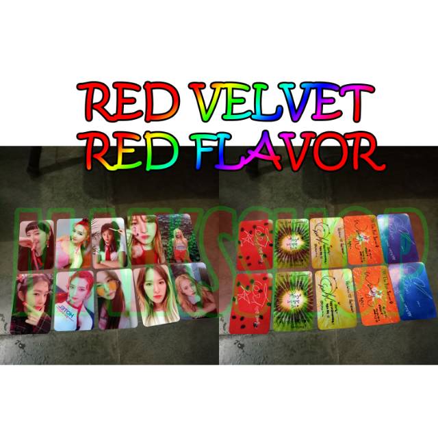 Red Velvet Red Flavor (Red Summer) Photocard Kpop