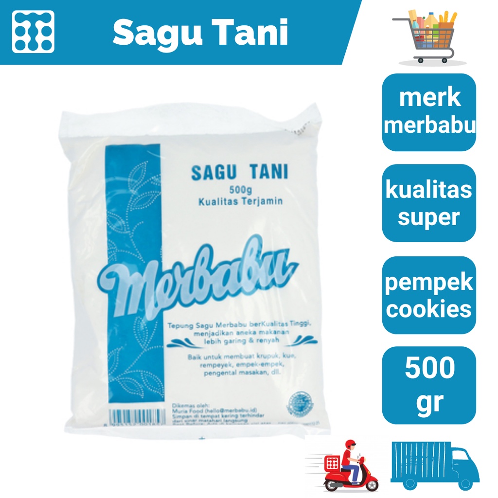 

Tepung Sagu Tani Merbabu 500 G