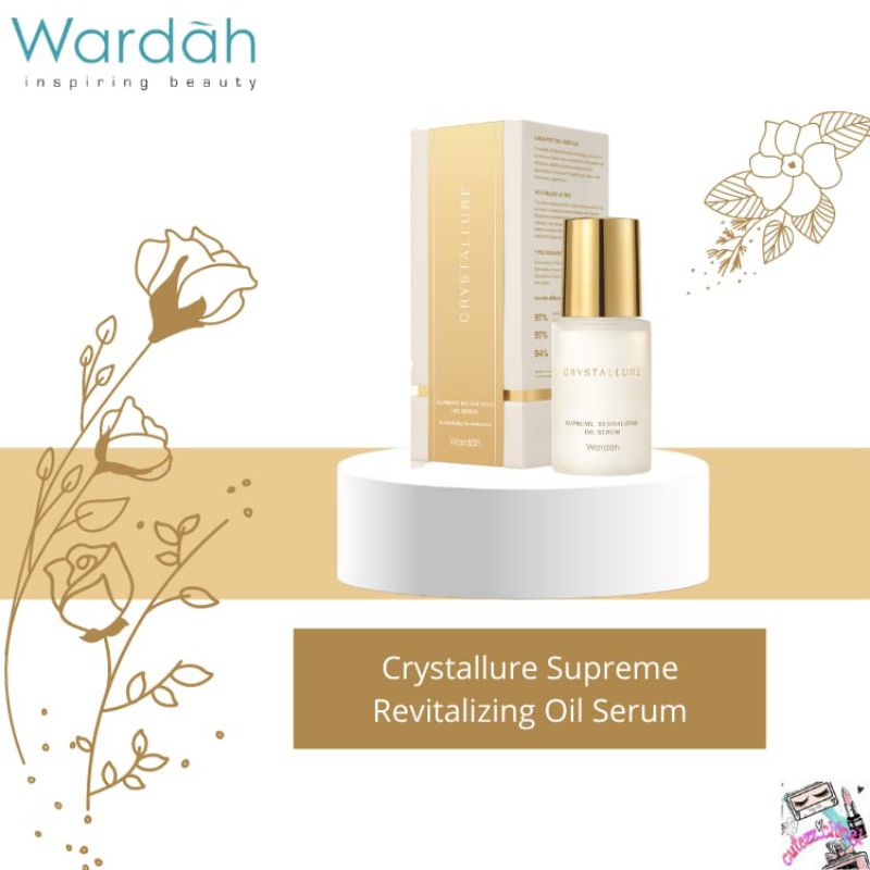 ☃Cutezz_Ching1☃Wardah Crystallure Supreme Revitalizing Oil Serum 30ml