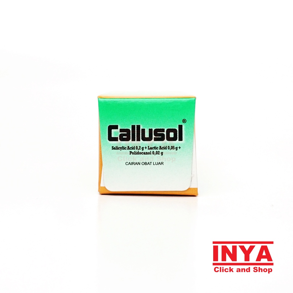 CALLUSOL 10ml - Obat Kulit - Kapalan - Kutil - Mata Ikan - Calluses - Wart