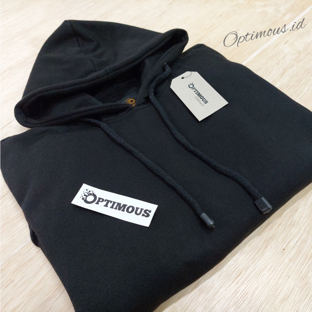 jaket hoodie tebal polos premium pria wanita distro original