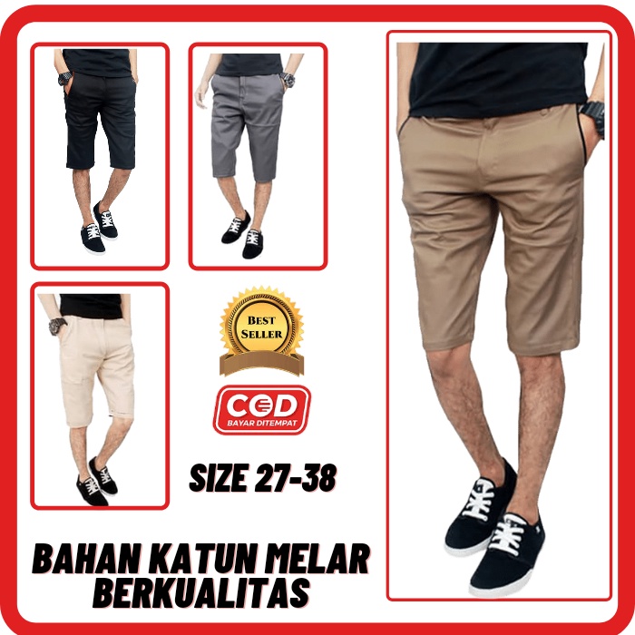 Celana Chino Pendek Cowok Pria Dewasa Distro