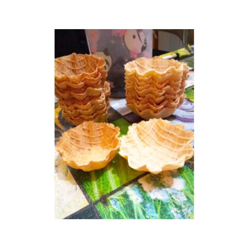 

CONE ICE CREAM WAFFLE mangkok, perbungkus isi 10 pcs