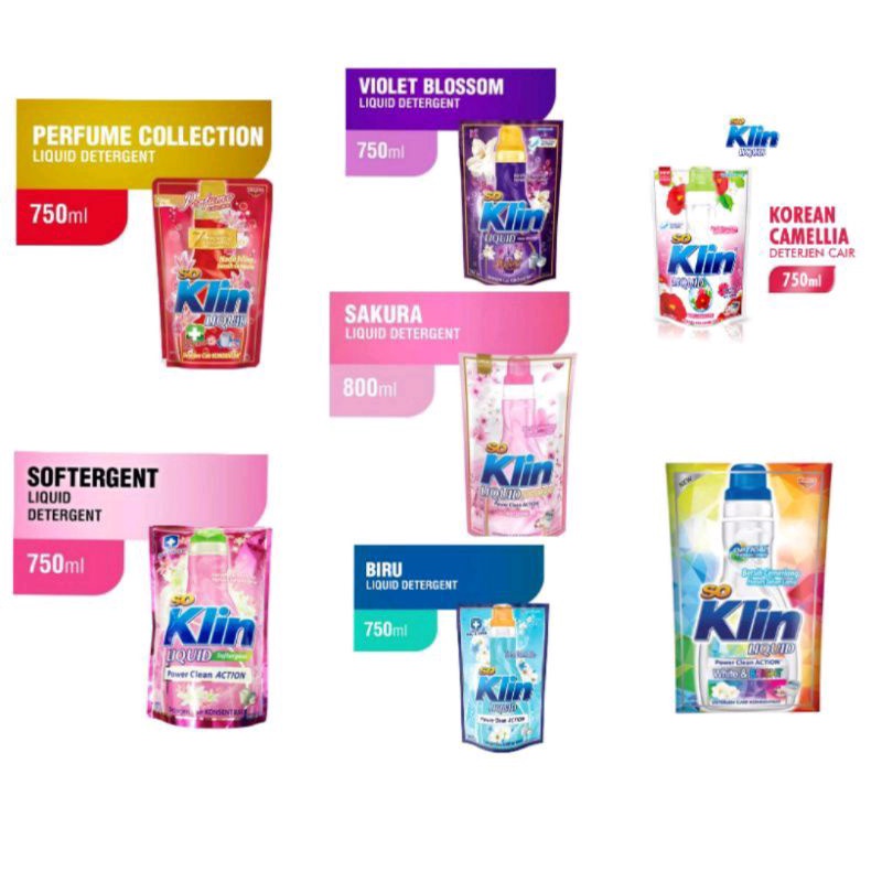 SOKLIN Liquid Detergent cair 750ml