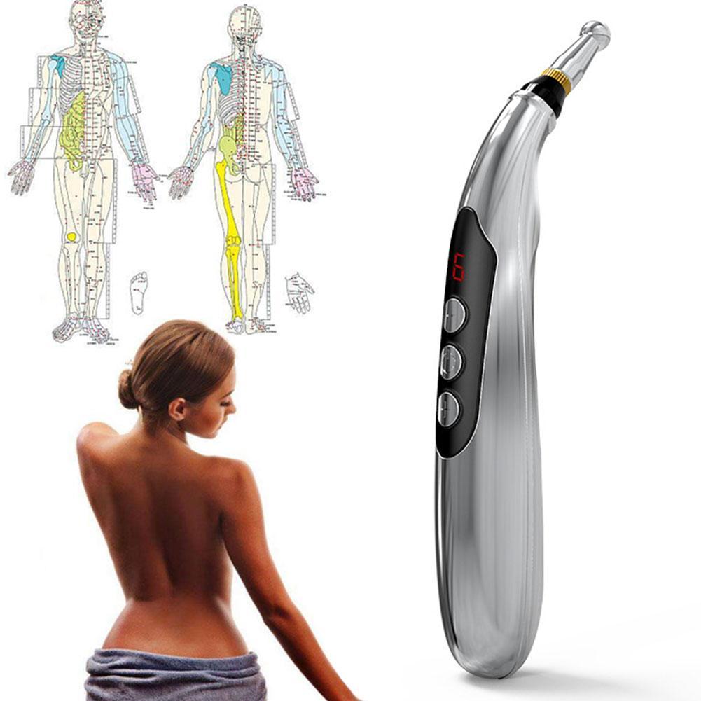 Alat Akupuntur Magnetic Therapy Pen Body Massager 9 Gears - W-912R