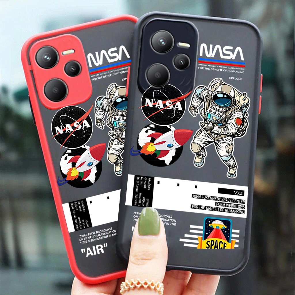 Topcase999 - Case Nasa Astronot Realme C35 REALME C21Y 8i NARZO 5A 50i  GT MASTER REALME 3 PRO REALM