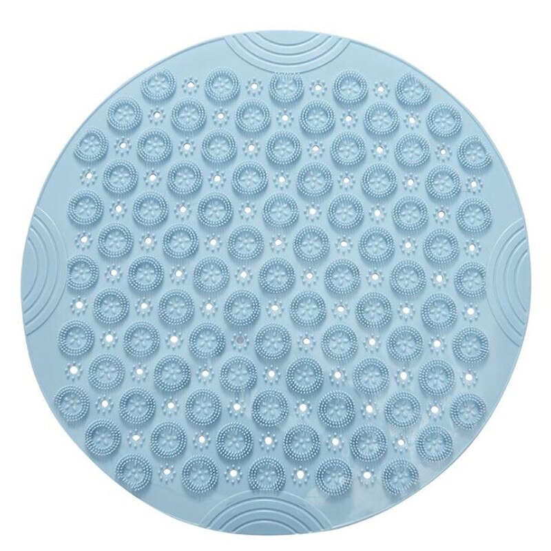 Keset Matras Kamar Mandi Anti-Slip Shower Room Mats PVC - PJ407 - Blue