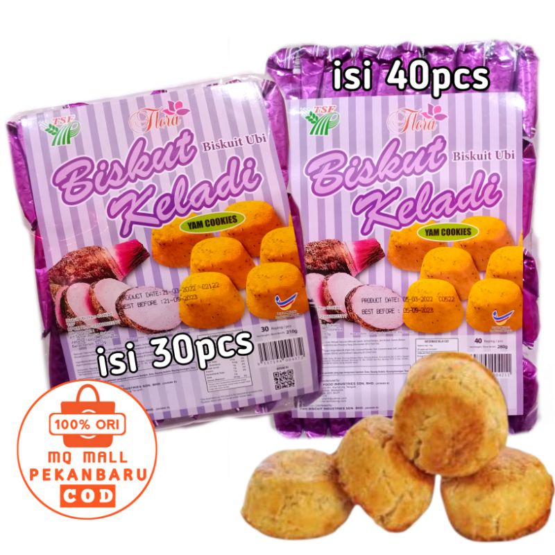 

Biskuit Keladi Yam Cookies isi 30pcs & 40pcs