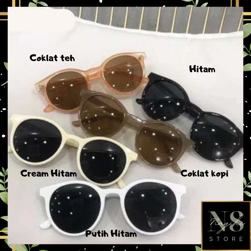 ✨NAGIHI✨ Kacamata Hitam  Pria Wanita Fashion Sunglasses Eyewear Frame Import Kacamata Fashion