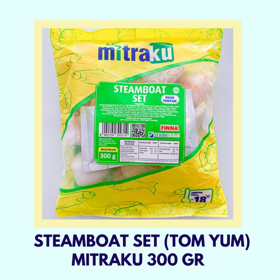 Steamboat Set (Tom Yum) Mitraku 300gr - FROZEN FOOD