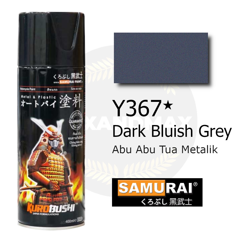 Samurai Paint Dark Bluish Grey Y367 Abu Abu Monyet 400 ml - Cat Semprot