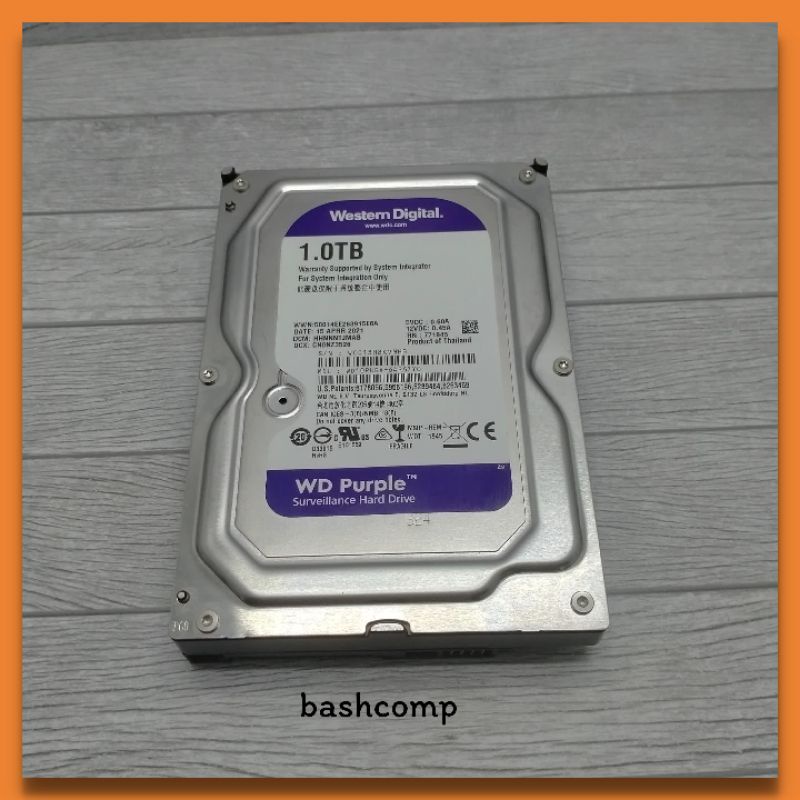 Harga Promo WD Purple 1TB Sata 3,5. Inchi -Hardisk Internal For Cctv