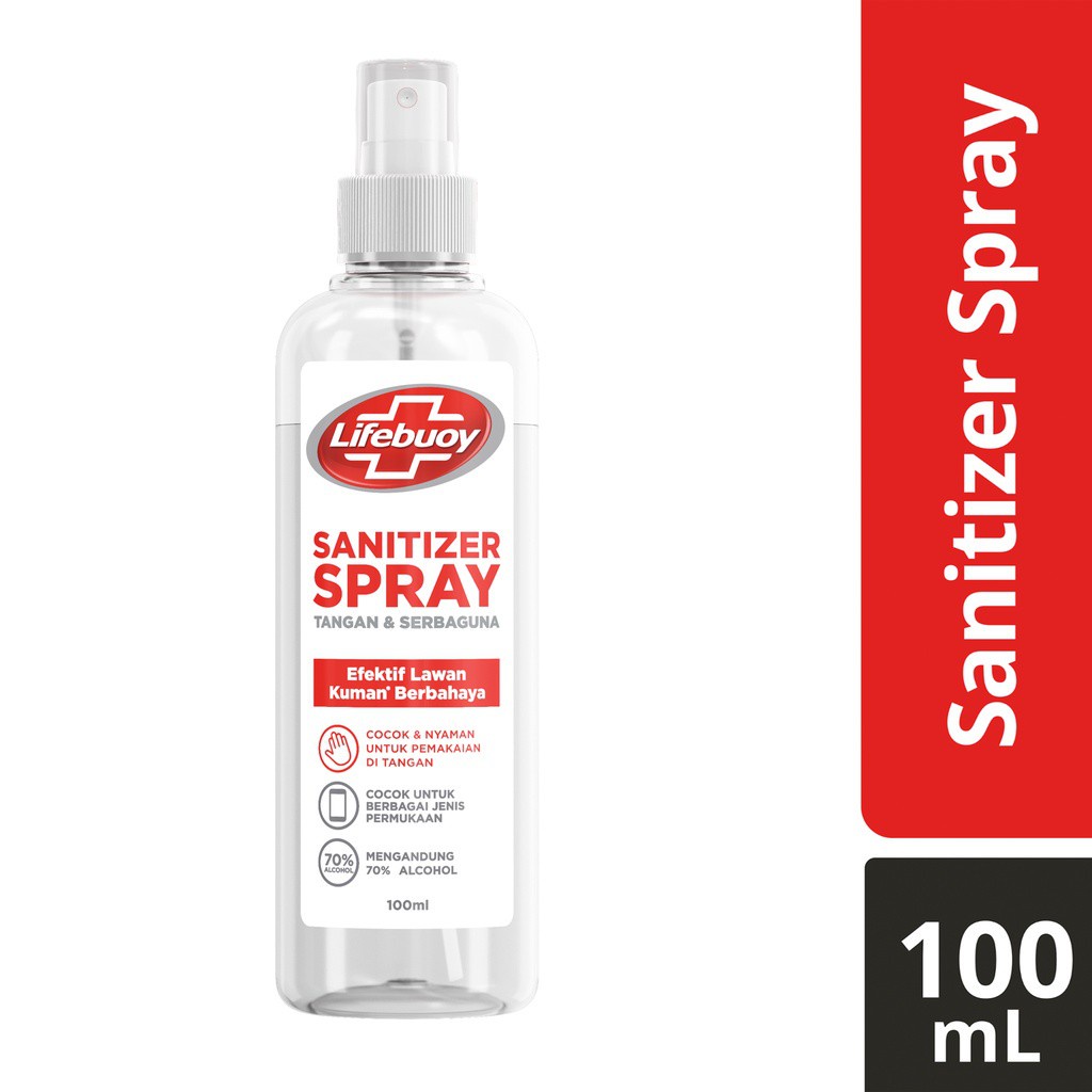 Lifebuoy Hand Sanitizer Spray Tangan Dan Serbaguna 100 ml