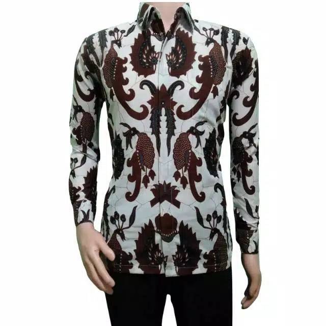 BSWART Batik HRB026 Kenongo  Hem Pendek Padi Pekalongan M L XL Batik