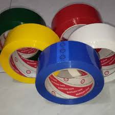 

Lakban Kain Warna Cloth Tape Daimaru 2 Inch ( Rol ) [ Original ]
