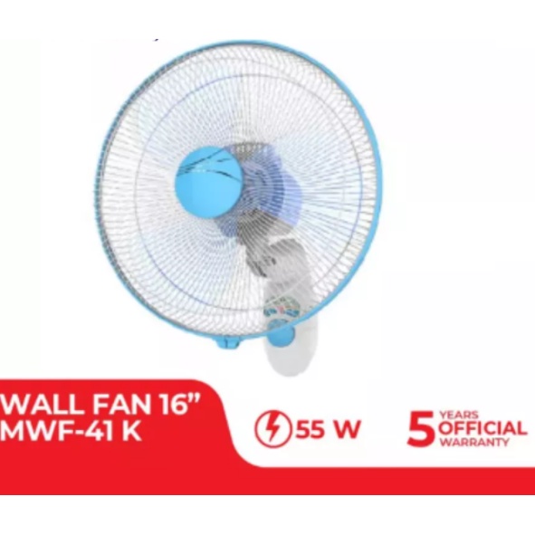 WALL FAN MASPION MWF-41K KIPAS ANGIN DINDING (16 INCH/40 cm)