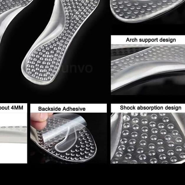 ☄ INSOLE SILICON INSOLE SEPATU INSOLE WANITA INSOLE PELINDUNG ֍