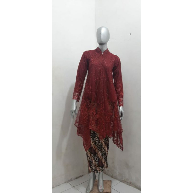 TUNIK SALENA/TUNIK TERBARU/KEBAYA MUSLIM/KEBAYA MODERN/KEBAYA TULLE/PAKAIAN CEWE/PAKAIAN PESTA